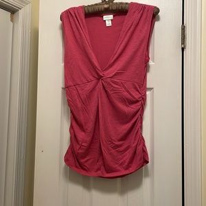 Pink Motherhood Maternity Sleeveless Top, Medium
